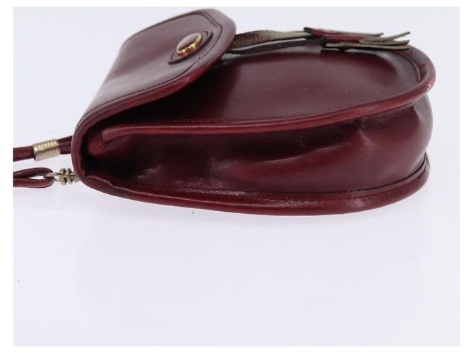 Gucci Borsa a Spalla in Pelle Rossa Auth 145949 Rosso - vista 3