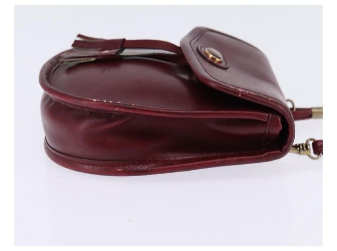 Gucci Borsa a Spalla in Pelle Rossa Auth 145949 Rosso - vista 4