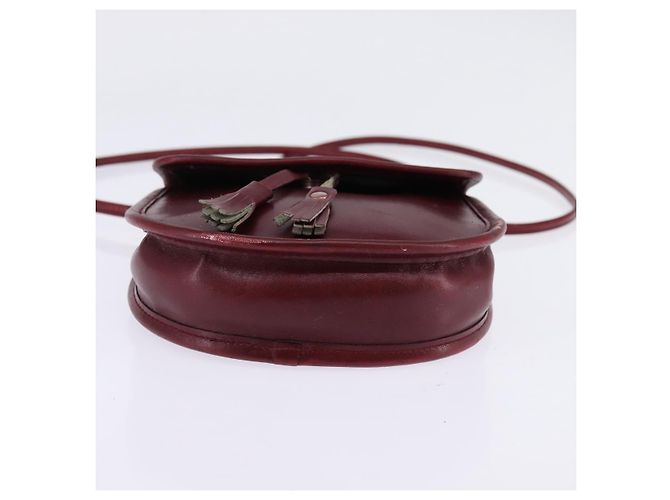 Gucci Borsa a Spalla in Pelle Rossa Auth 145949 Rosso - vista 5