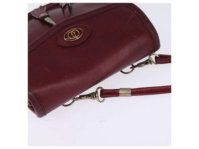 Gucci Borsa a Spalla in Pelle Rossa Auth 145949 Rosso - vista 6