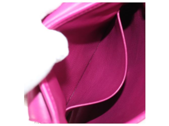 LOUIS VUITTON Borsa a Spalla Trappezio Art Deco in Pelle Rosa M97085 Auth 141216V Bordò - vista 25