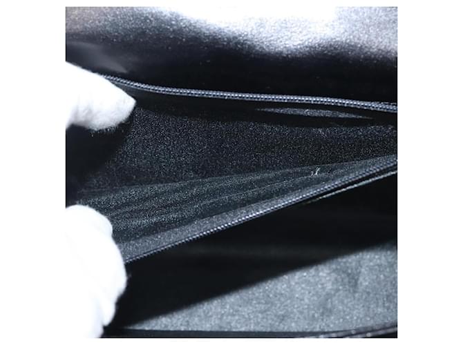 Borsa a mano GIVENCHY in pelle nera e oro Auth BA6452 Nero D'oro - vista 12