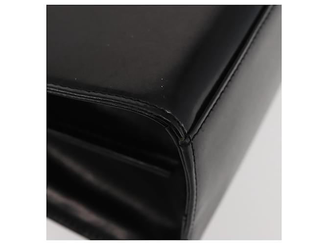 Borsa a mano GIVENCHY in pelle nera e oro Auth BA6452 Nero D'oro - vista 16
