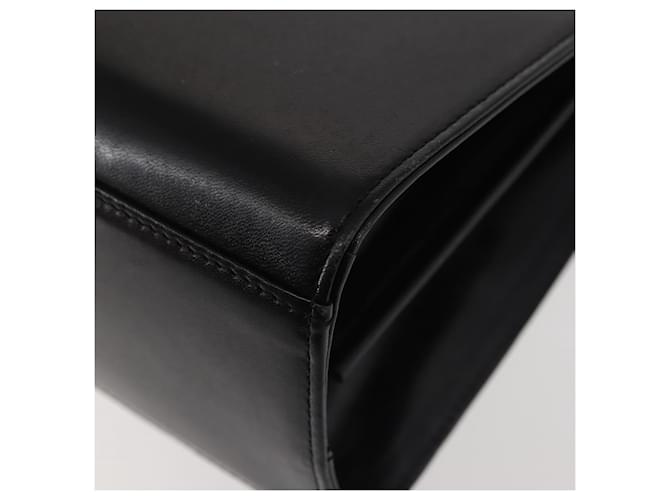 Borsa a mano GIVENCHY in pelle nera e oro Auth BA6452 Nero D'oro - vista 17
