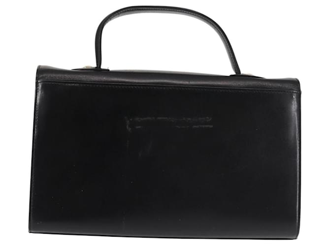 Borsa a mano GIVENCHY in pelle nera e oro Auth BA6452 Nero D'oro - vista 2