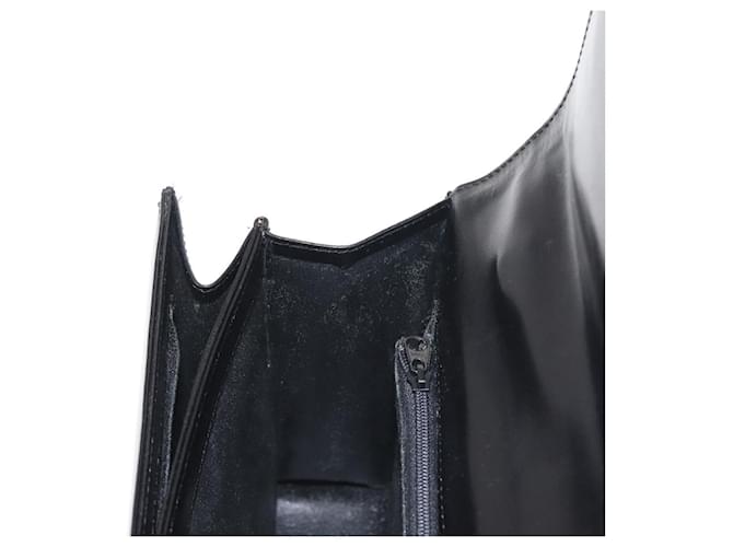 Borsa a mano GIVENCHY in pelle nera e oro Auth BA6452 Nero D'oro - vista 21