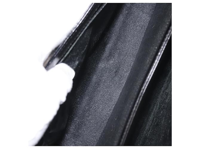 Borsa a mano GIVENCHY in pelle nera e oro Auth BA6452 Nero D'oro - vista 22