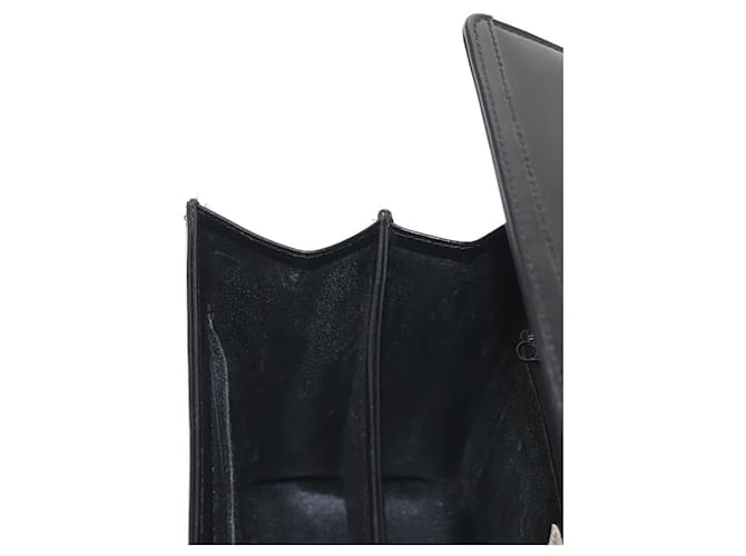 Borsa a mano GIVENCHY in pelle nera e oro Auth BA6452 Nero D'oro - vista 23