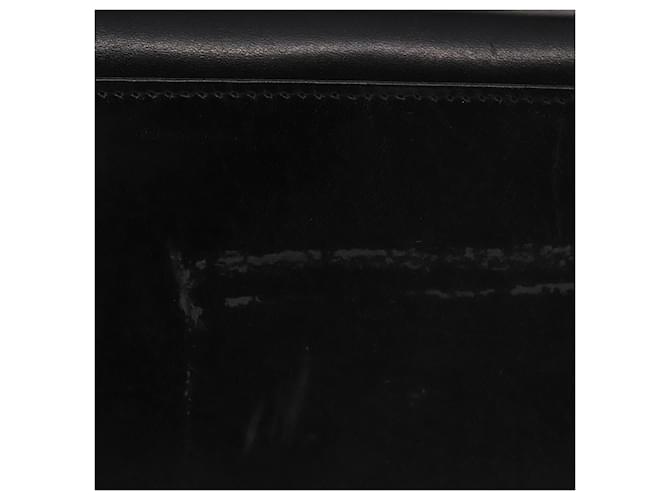 Borsa a mano GIVENCHY in pelle nera e oro Auth BA6452 Nero D'oro - vista 3