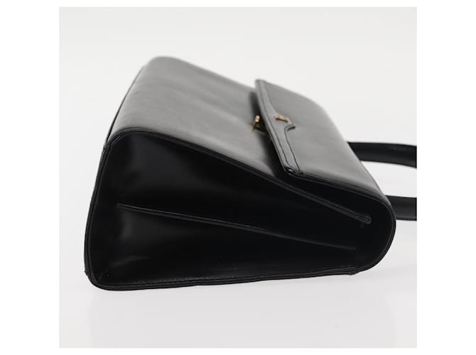 Borsa a mano GIVENCHY in pelle nera e oro Auth BA6452 Nero D'oro - vista 4