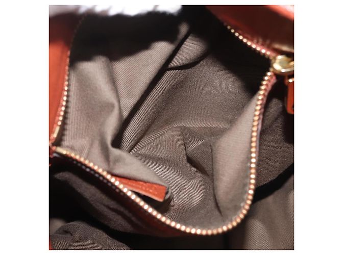 Chloé Borsa Tote in Pelle Marrone Oro Auth bs29573 D'oro - vista 21