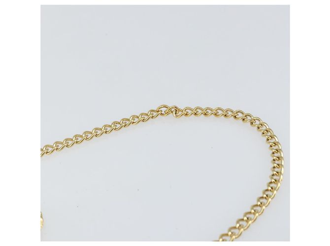 Borsa a spalla in pelle Gancini Chain di Salvatore Ferragamo Nero Oro Auth 143759 - vista 8