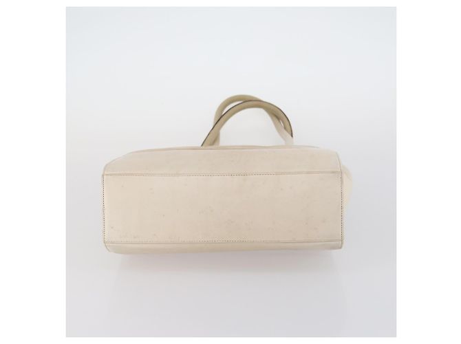 Borsa a Spalla Salvatore Ferragamo in Pelle Nylon 2Set Beige Marrone Auth 141558 - vista 15