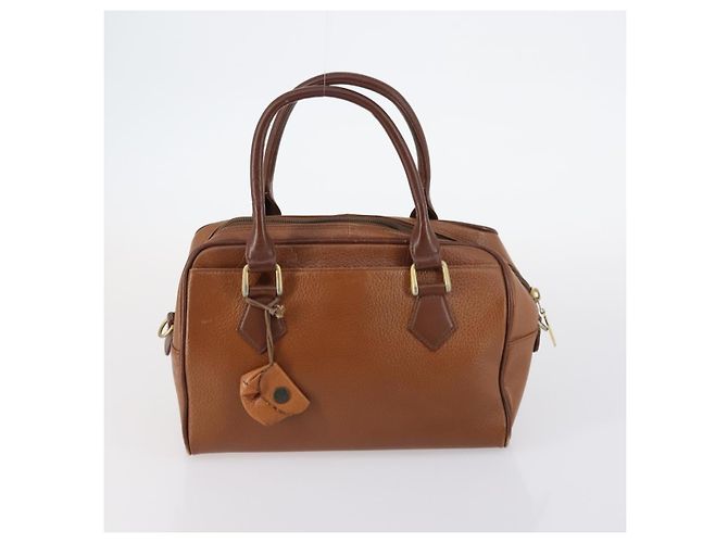 Autre Marque Borsa a Spalla Burberrys Nova Check in Pelle 3 Set Beige Marrone Nero Auth BA5851 - vista 17
