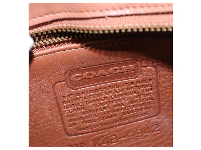 Coach Borsa a mano in pelle 2 in 1 marrone Auth am9143 - vista 19
