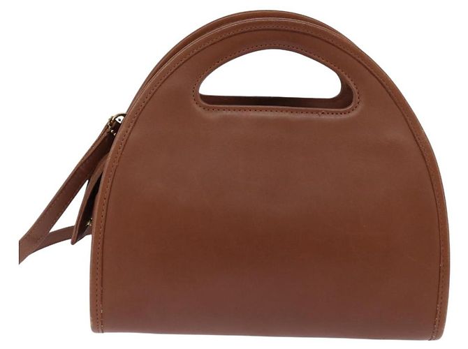 Coach Borsa a mano in pelle 2 in 1 marrone Auth am9143 - vista 2