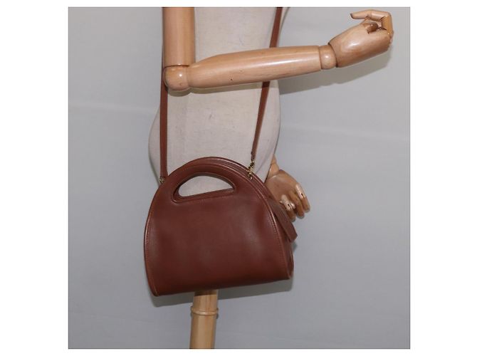 Coach Borsa a mano in pelle 2 in 1 marrone Auth am9143 - vista 23