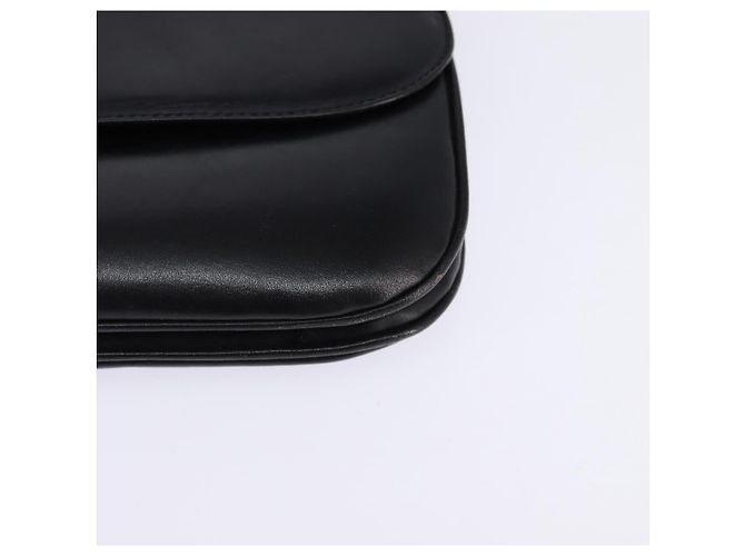 Céline Schultertasche aus Leder Schwarz Gold Auth BA6109 Golden - Ansicht 15