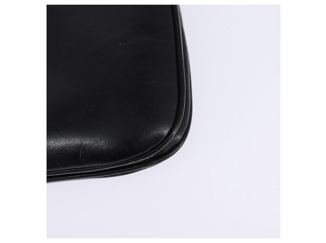 Céline Schultertasche aus Leder Schwarz Gold Auth BA6109 Golden - Ansicht 17