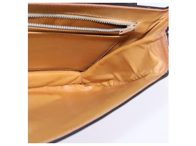 Céline Schultertasche aus Leder Schwarz Gold Auth BA6109 Golden - Ansicht 20