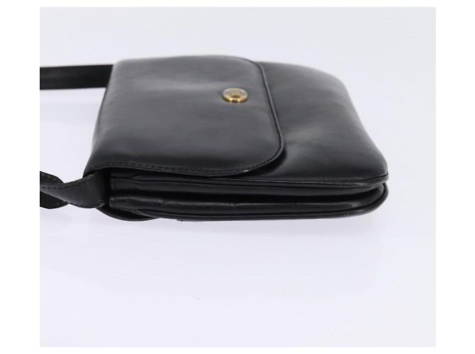 Céline Schultertasche aus Leder Schwarz Gold Auth BA6109 Golden - Ansicht 3