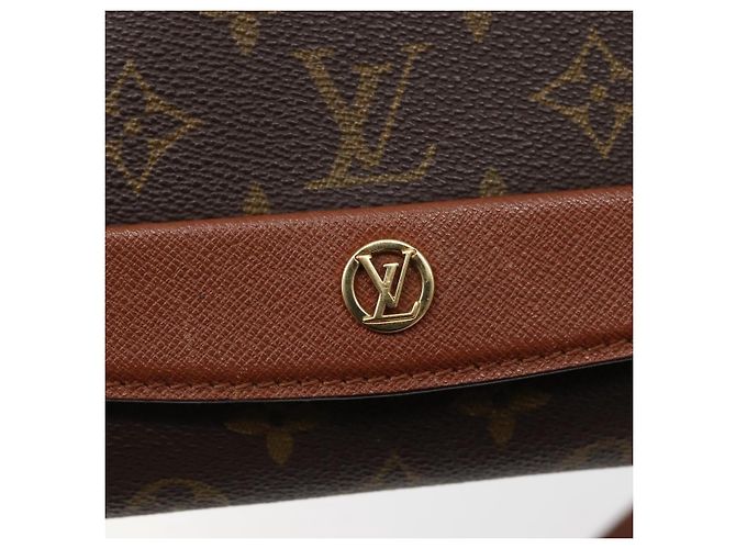 LOUIS VUITTON Borsa a Spalla Monogram Bordeaux 24 M51798 LV Auth 144113 Monogramma - vista 19
