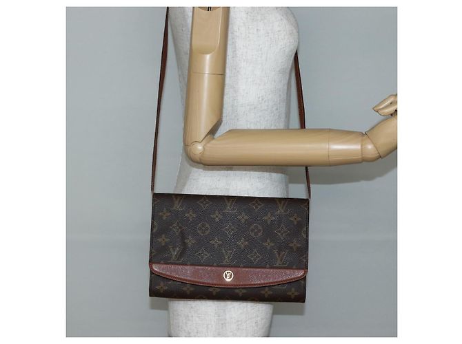 LOUIS VUITTON Borsa a Spalla Monogram Bordeaux 24 M51798 LV Auth 144113 Monogramma - vista 24