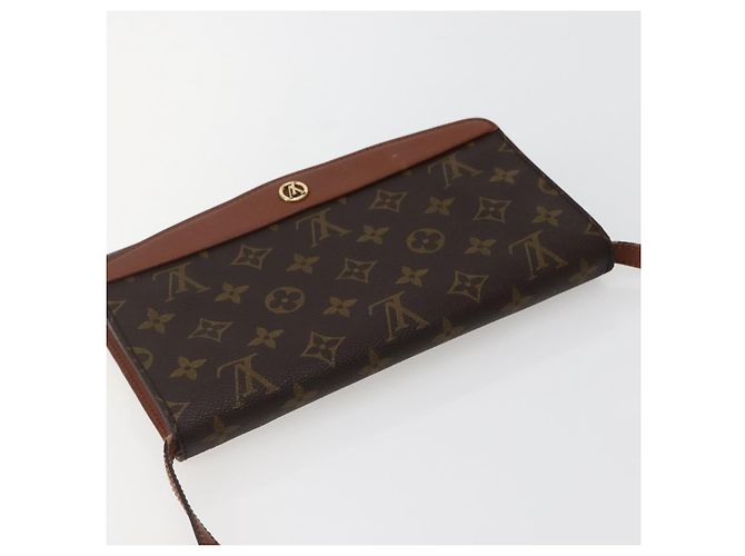 LOUIS VUITTON Borsa a Spalla Monogram Bordeaux 24 M51798 LV Auth 144113 Monogramma - vista 6