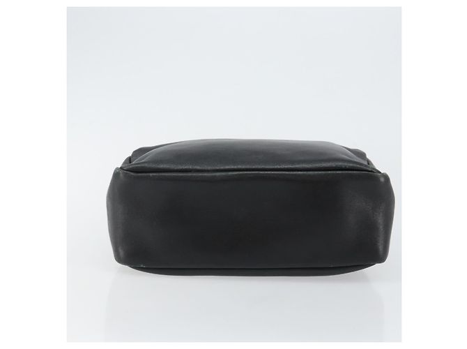 Borsa a mano in pelle Gucci Bamboo nera e oro 000 2865 0575 Auth 143348 Nero D'oro - vista 5