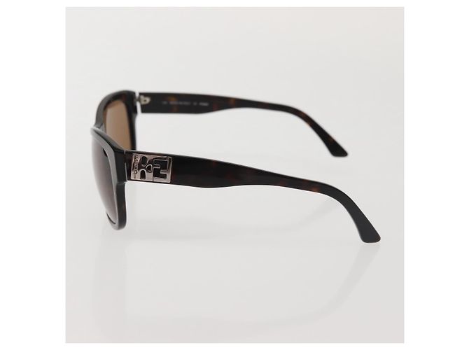 Gafas de sol FENDI de plástico marrón Auth am9120 Castaño - vista 6
