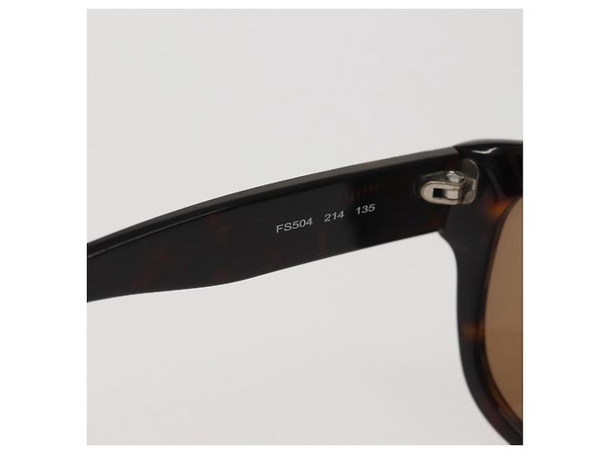 Gafas de sol FENDI de plástico marrón Auth am9120 Castaño - vista 9