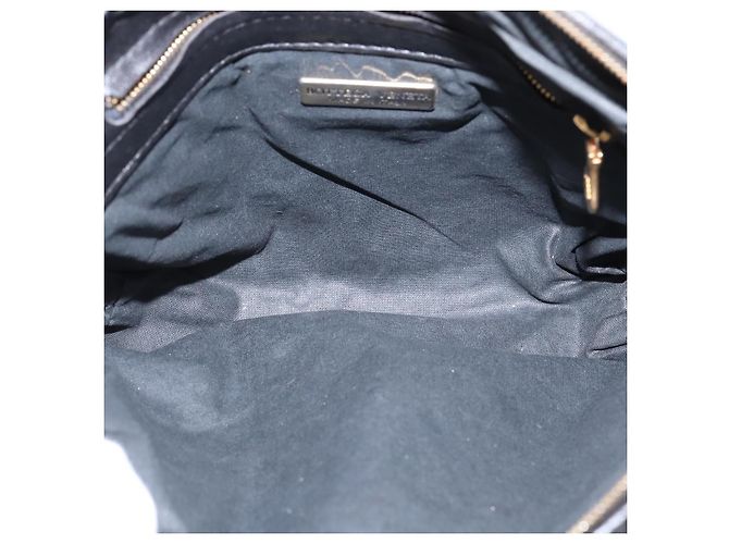 Autre Marque BORSO A SPALLA INTRECCIATO BOTTEGA VENETA Pelle Nera Oro Auth 143195 Nero D'oro - vista 11