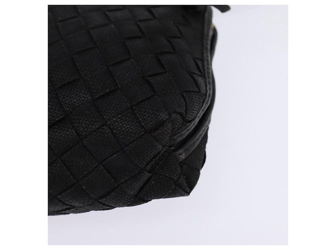 Autre Marque BORSO A SPALLA INTRECCIATO BOTTEGA VENETA Pelle Nera Oro Auth 143195 Nero D'oro - vista 14