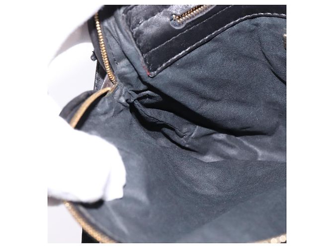 Autre Marque BORSO A SPALLA INTRECCIATO BOTTEGA VENETA Pelle Nera Oro Auth 143195 Nero D'oro - vista 18