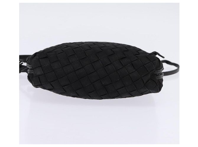 Autre Marque BORSO A SPALLA INTRECCIATO BOTTEGA VENETA Pelle Nera Oro Auth 143195 Nero D'oro - vista 5