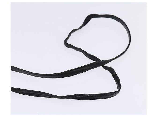 Autre Marque BORSO A SPALLA INTRECCIATO BOTTEGA VENETA Pelle Nera Oro Auth 143195 Nero D'oro - vista 8