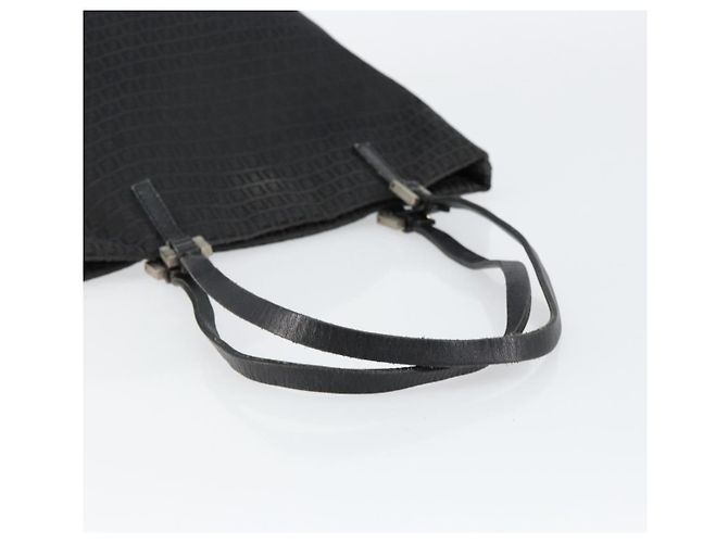 Fendi Borsa a mano in tela Zucchino nera Auth ep10842 Nero - vista 7