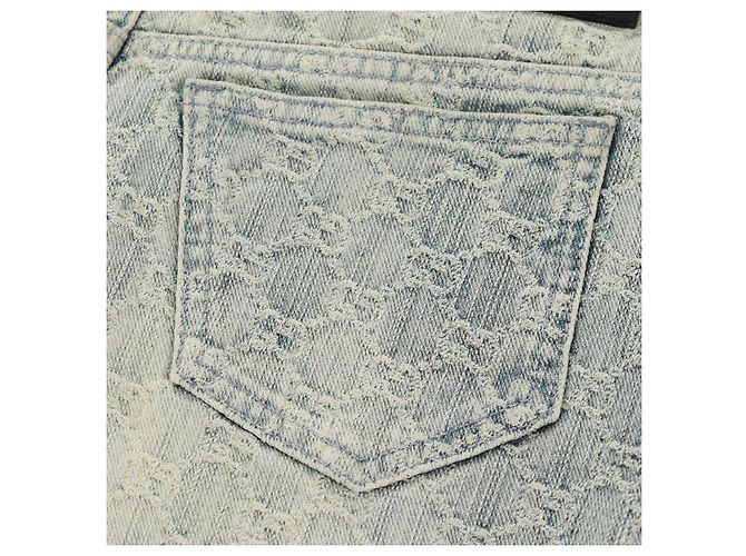 GUCCI GG Jacquard Rock Denim Hellblau 678789 Auth 144315 - Ansicht 11