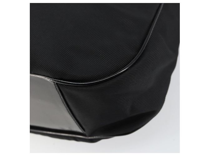 Borsa a mano in nylon Gucci Bamboo 2 in 1 Nero Argento 001 2404 1577 Auth gh771 - vista 14