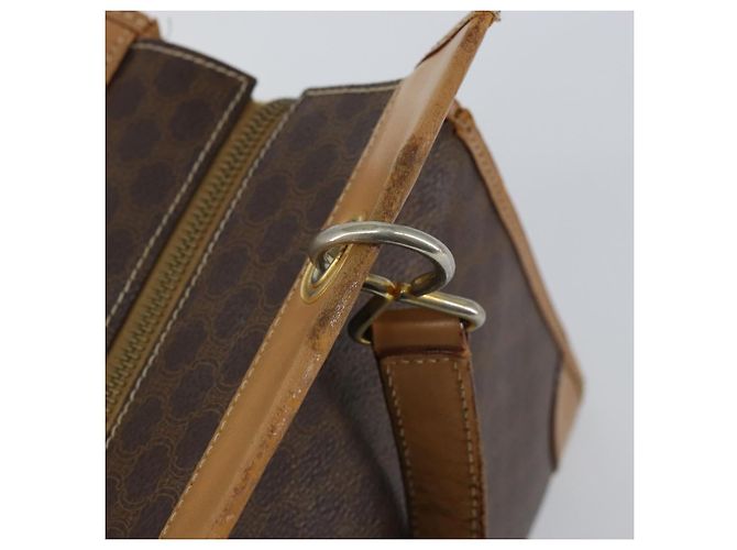 Céline Borsa a mano in tela Macadam CELINE marrone oro Auth ti3457 D'oro - vista 10
