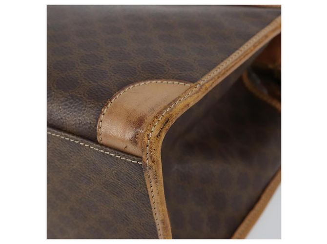 Céline Borsa a mano in tela Macadam CELINE marrone oro Auth ti3457 D'oro - vista 15
