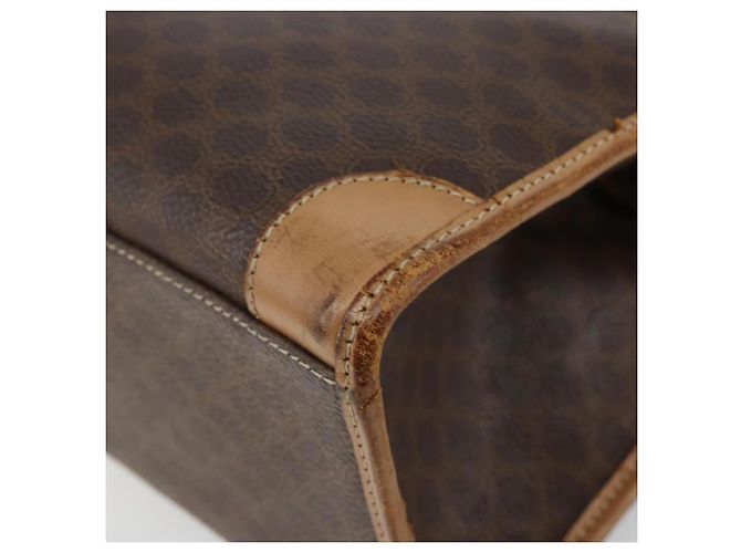 Céline Borsa a mano in tela Macadam CELINE marrone oro Auth ti3457 D'oro - vista 17