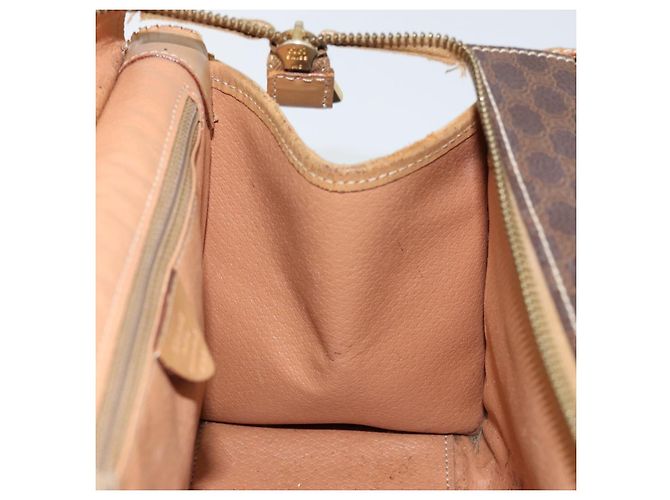 Céline Borsa a mano in tela Macadam CELINE marrone oro Auth ti3457 D'oro - vista 18