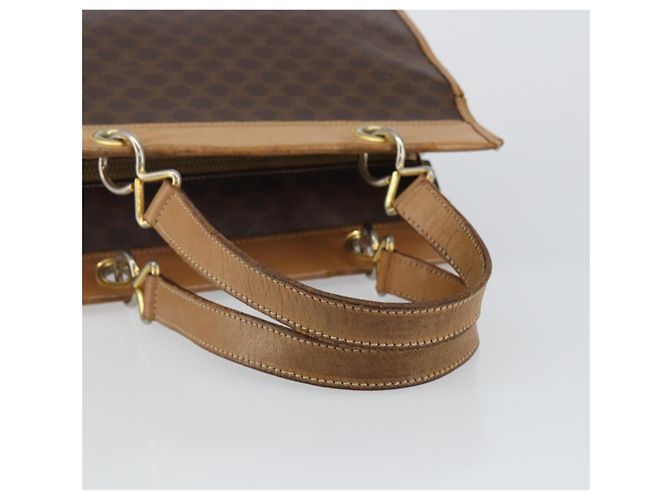 Céline Borsa a mano in tela Macadam CELINE marrone oro Auth ti3457 D'oro - vista 7