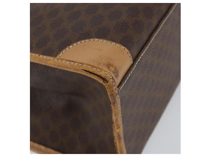 Céline Borsa a mano in tela Macadam CELINE marrone oro Auth ti3457 D'oro - vista 8
