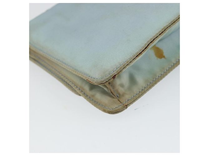 PRADA Sac à bandoulière en nylon bleu clair or Auth 143505 Doré - vue 17