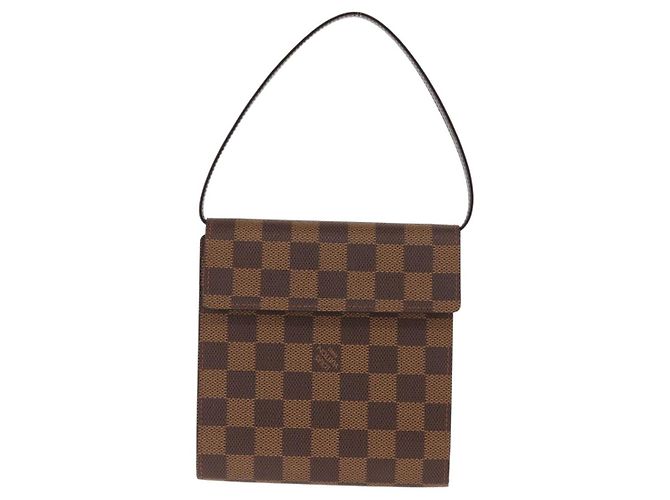 LOUIS VUITTON Pochette Porta-CD Damier Ebene N62935 LV Auth bs29503 - vista 13