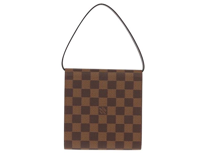 LOUIS VUITTON Pochette Porta-CD Damier Ebene N62935 LV Auth bs29503 - vista 2