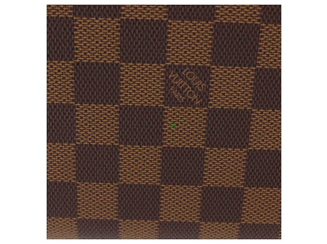 LOUIS VUITTON Pochette Porta-CD Damier Ebene N62935 LV Auth bs29503 - vista 3