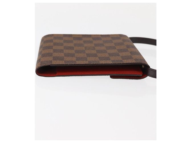 LOUIS VUITTON Pochette Porta-CD Damier Ebene N62935 LV Auth bs29503 - vista 4